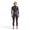 athlete wearing the Zone3 Agile wetsuit on a white studio background. highlighting the back of the wetsuit. 
