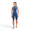 A woman wearing the Zone3 Yulex kneeskin on a white background.
