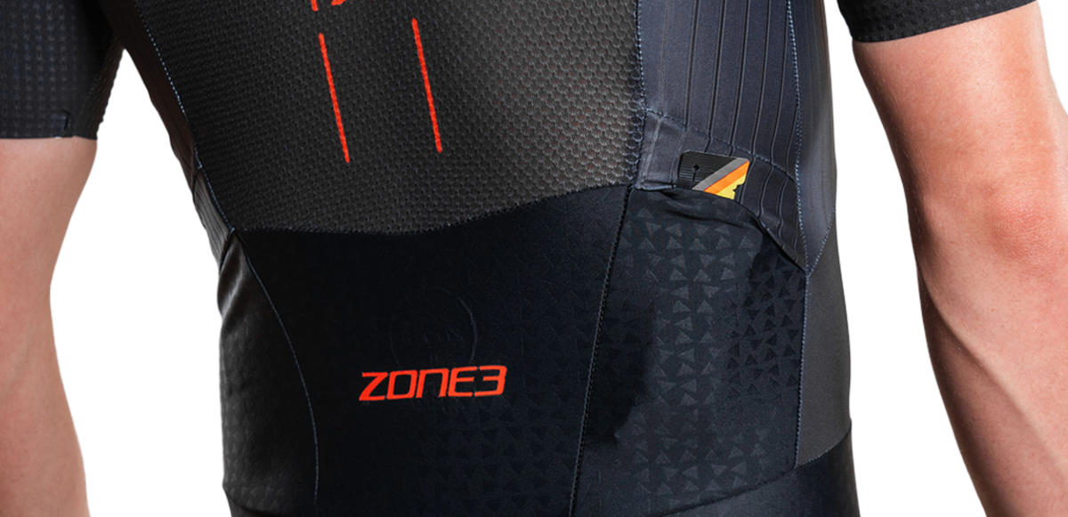 Close up of back of zone3 Aeroforce-X Trisuit