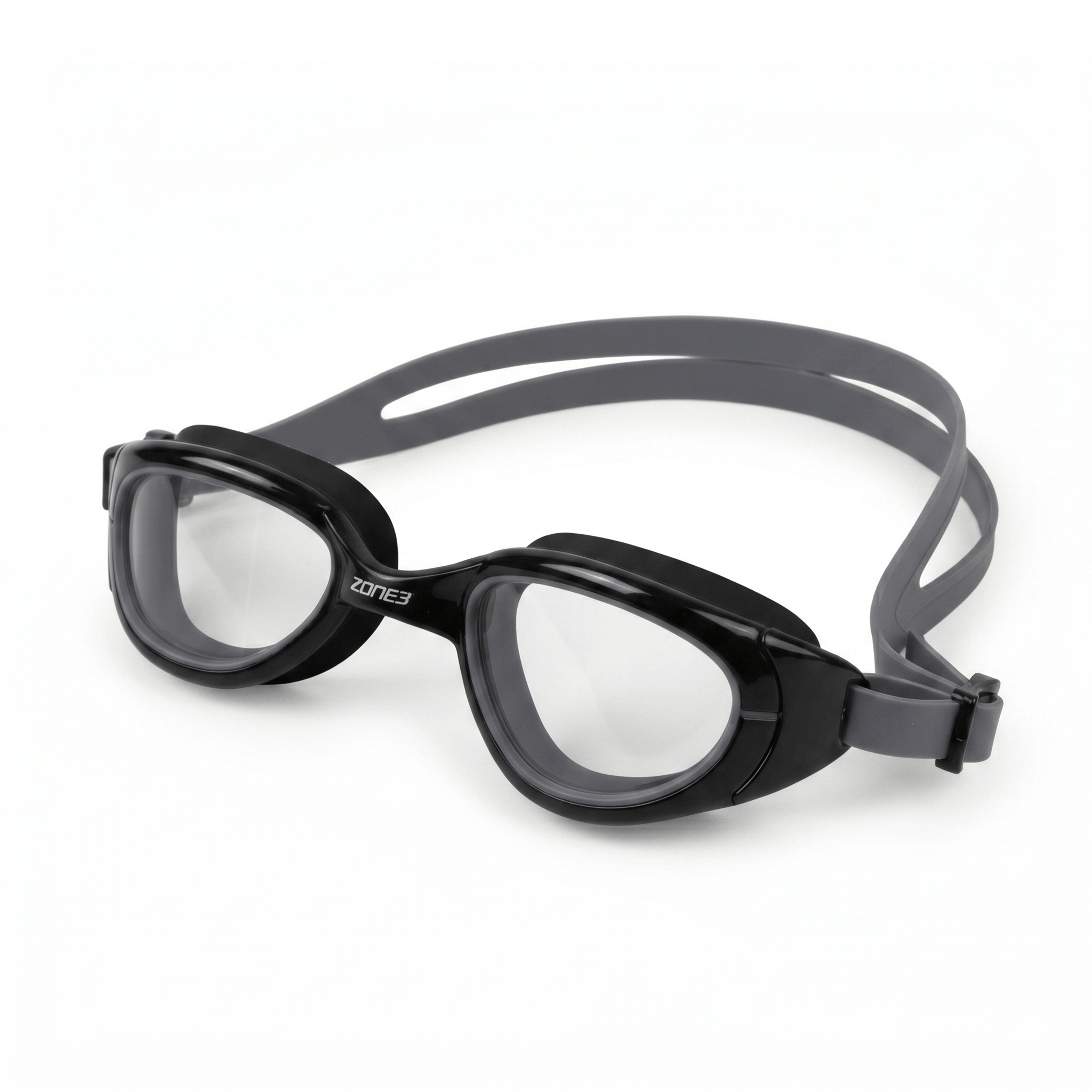 Zone3 Attack swim goggles on a white background.