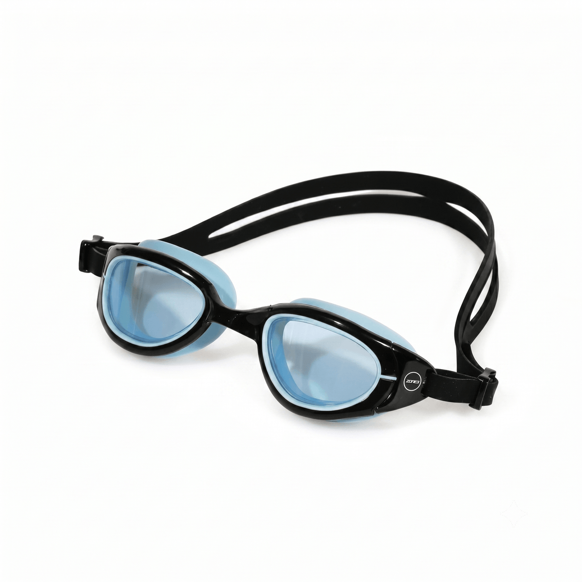 Zone3 Attack swim goggles on a white background.