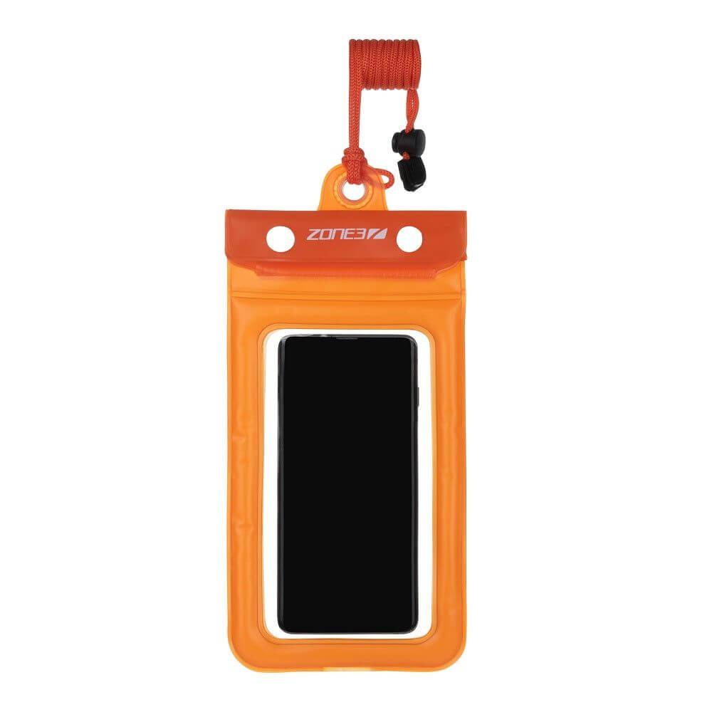 A Zone3 waterproof phone pouch on a white background.