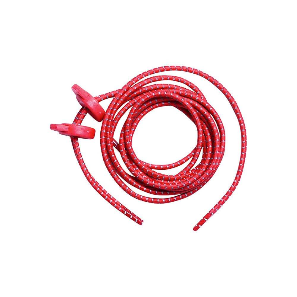 Zone3 elastic shoe laces for fast transitions on a white background.