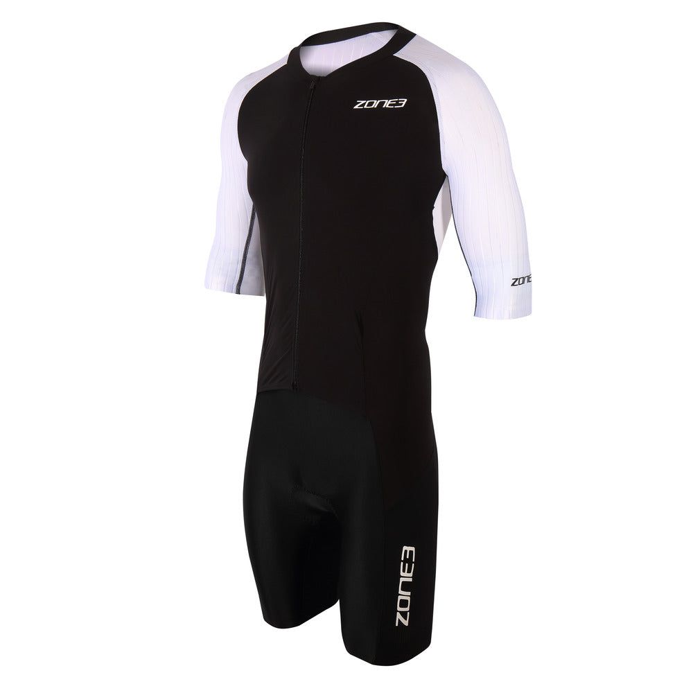 Lava Long Distance Full Zip Short Sleeve Trisuit - ZONE3 UK