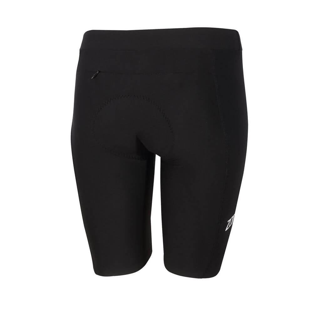 The Zone3 women's Lava tri shorts on a white background.