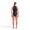 A woman wearing the Zone3 Ti+ thermal high neck swimsuit on a white background.