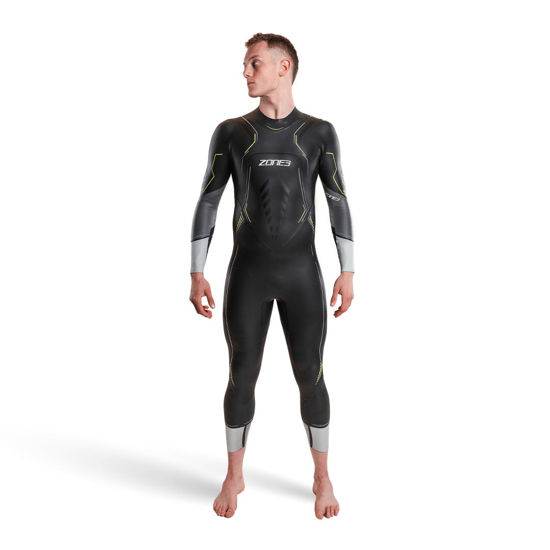 Aspire Triathlon Wetsuit designed for top-range performance and crafted from sustainable B-Prene Yamamoto neoprene.