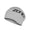 Silicone Swim Cap - Long Hair in grey color with black logo, designed for swimmers with longer hair.